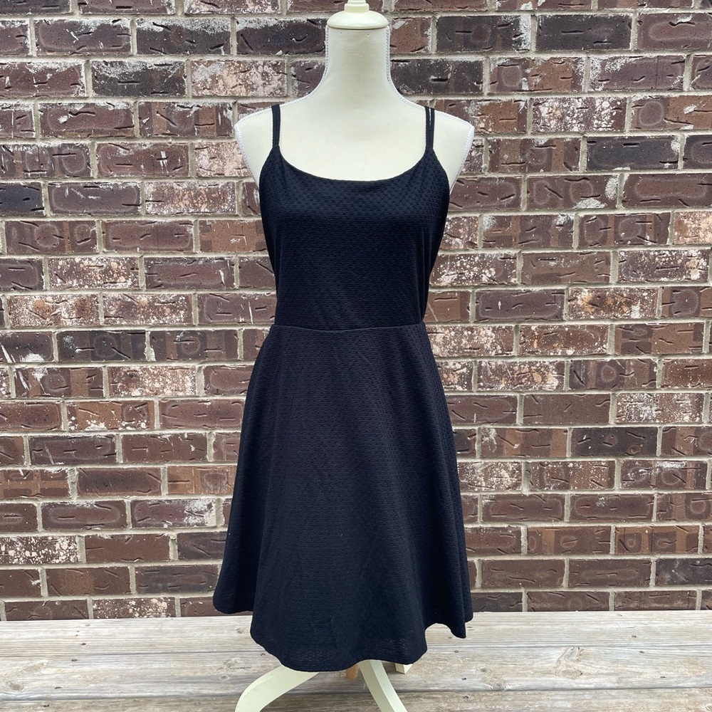XL Mossimo Textured Skater Dress | Black | Great for summer!!
